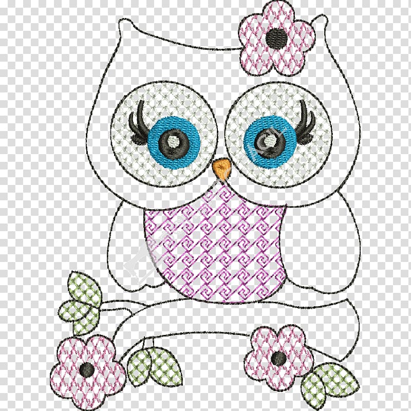 Bordado Fácil Embroidery Little Owl Craft Pattern, aviao transparent background PNG clipart