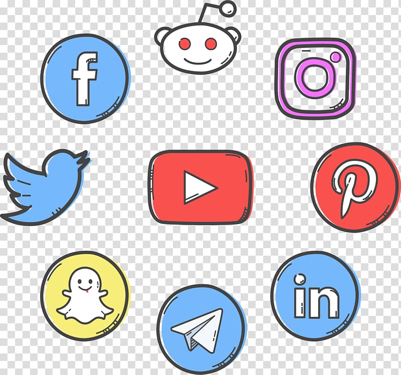 Social media Logo Social network , Classified social media, assorted social media icons illustration transparent background PNG clipart