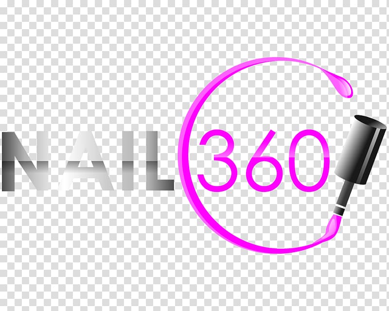 Nail Salon 360 Beauty Parlour Logo Brand, Nail transparent background PNG clipart