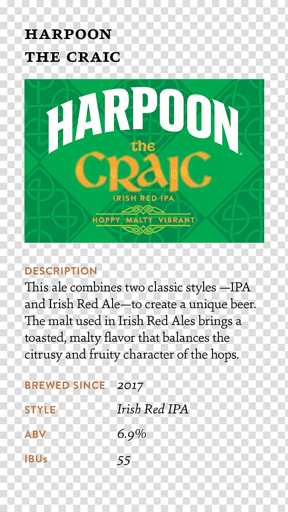 Harpoon Brewery Brand Craic Logo Font, harpoon transparent background PNG clipart
