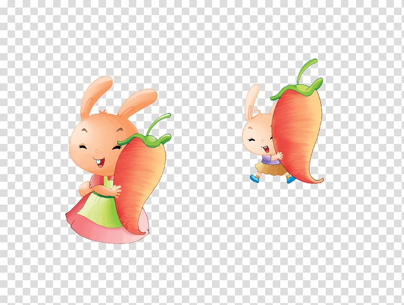 Bugs Bunny Cartoon Rabbit, Rabbit holding carrot transparent background PNG clipart