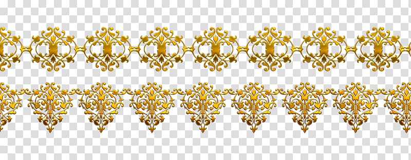 gold damask digital frame, Flower Pattern, golden flower pattern transparent background PNG clipart