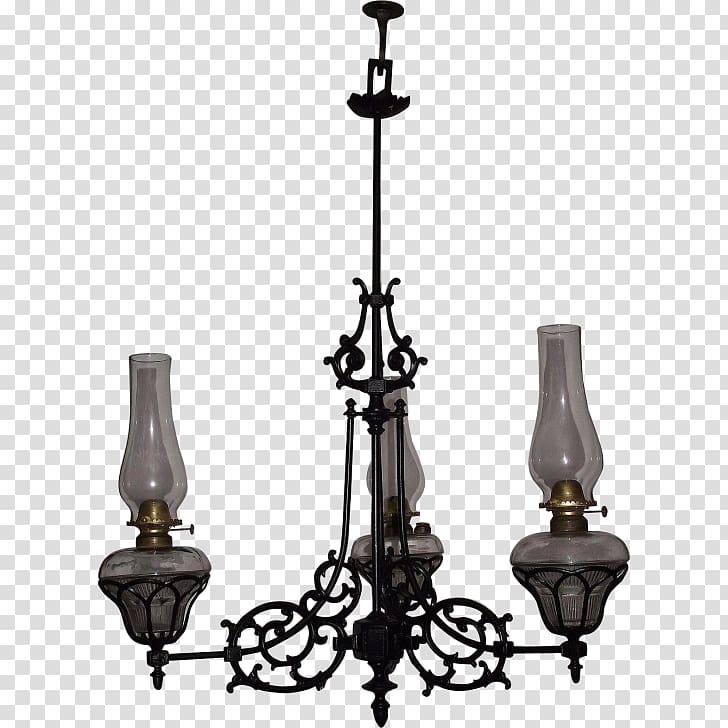 Chandelier Wrought iron Lighting Light fixture Cast iron, iron transparent background PNG clipart