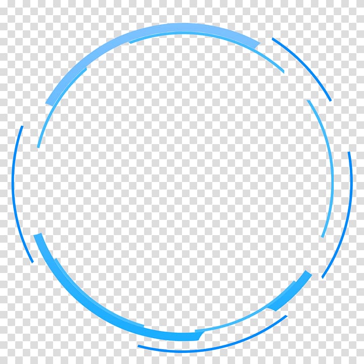 blue simple circle border texture transparent background PNG clipart