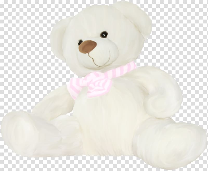 Stuffed Animals & Cuddly Toys Teddy bear Textile Plush, polar bear transparent background PNG clipart