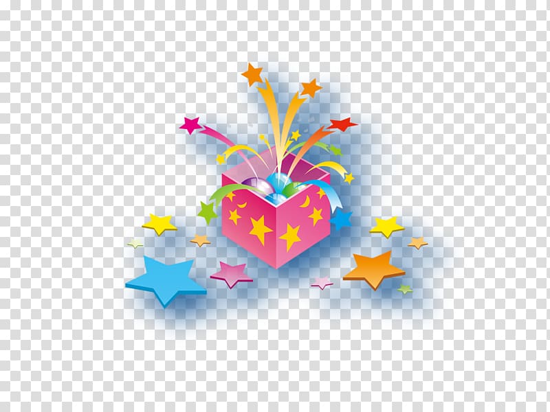 Gift Explosion , Gift transparent background PNG clipart