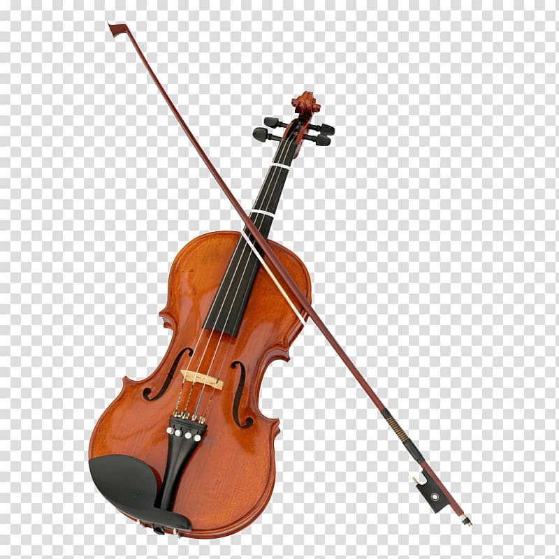 brown violin, Violin Classic transparent background PNG clipart