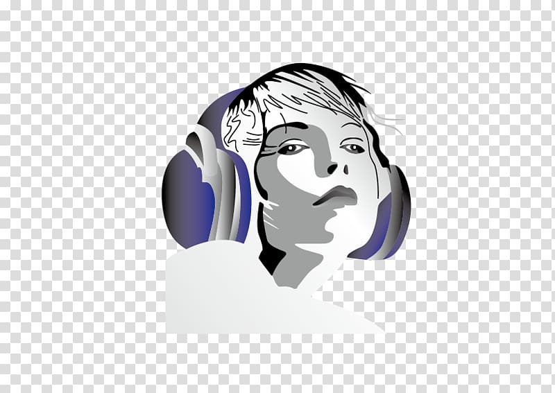Logo Music Disc jockey, Avatar transparent background PNG clipart