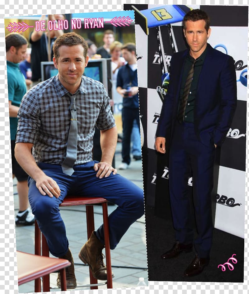 Suit Fashion Boot T-shirt Jeans, ryan reynolds transparent background PNG clipart