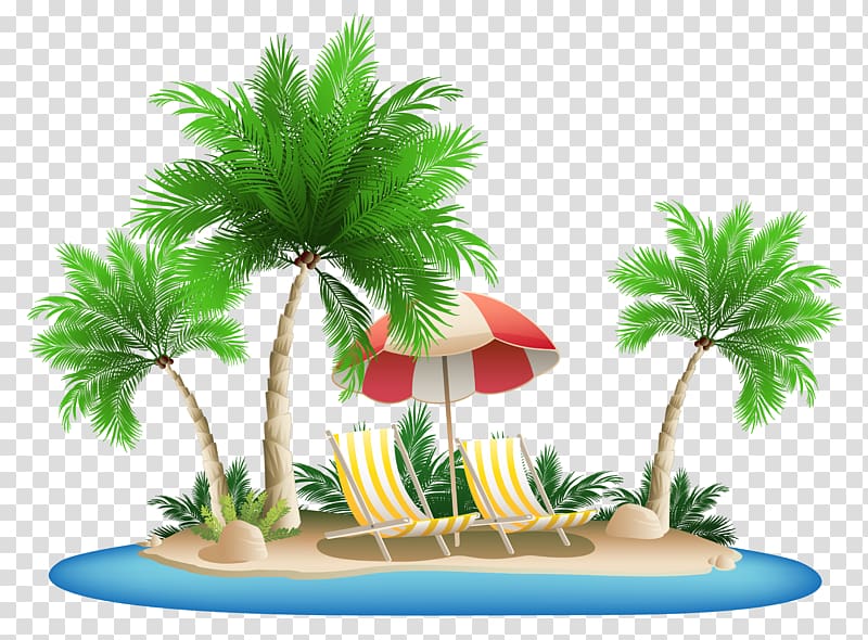 Tropical Islands Resort Arecaceae , Umbrella Chair transparent background PNG clipart