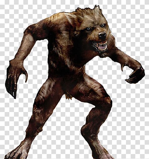 Werewolf transparent background PNG clipart