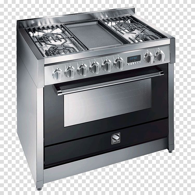 Cooking Ranges Home appliance Kitchen Oven Stainless steel, teppanyaki grill cart transparent background PNG clipart