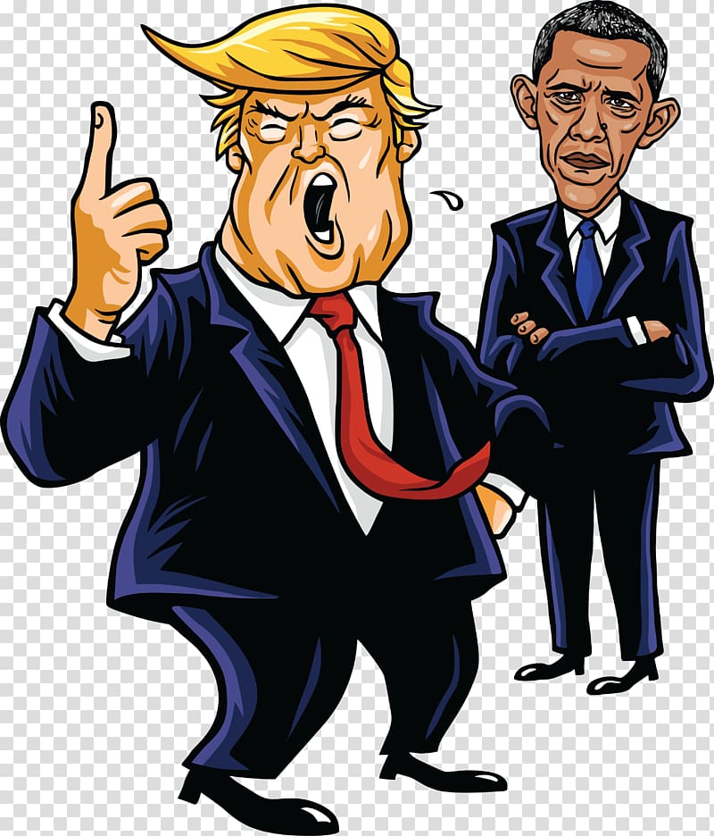 United States Donald Trump , caricature propaganda transparent background PNG clipart