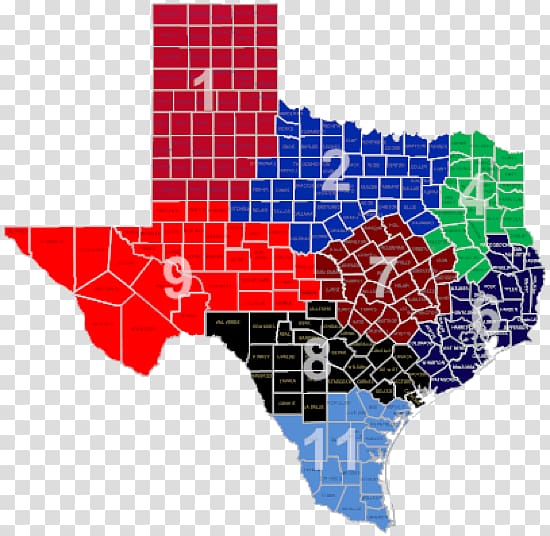 Central Canadian West United States presidential election in Texas, 2016 Map, map transparent background PNG clipart