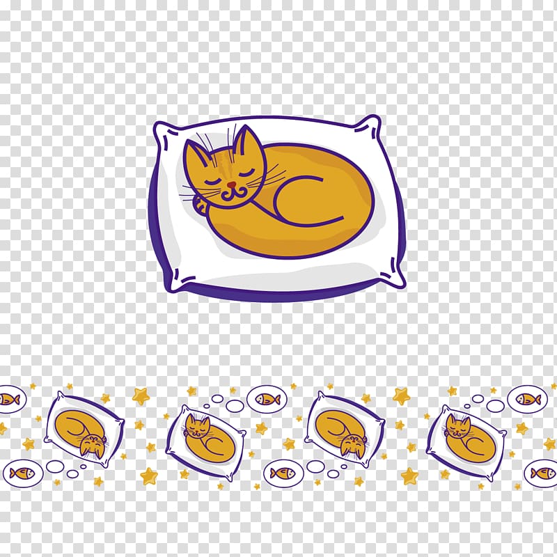 Cat Sleep Snoring, sleeping cat transparent background PNG clipart