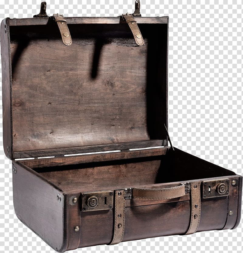 Suitcase Trunk Box Baggage Maisons du Monde, Beautiful wooden boxes transparent background PNG clipart