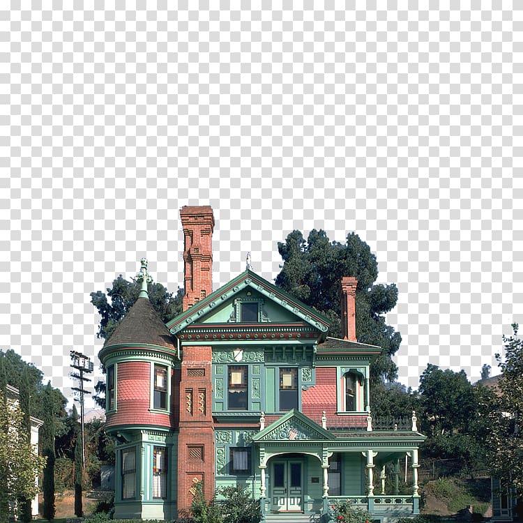 Victorian architecture Painter Facade Victorian house, House Building transparent background PNG clipart