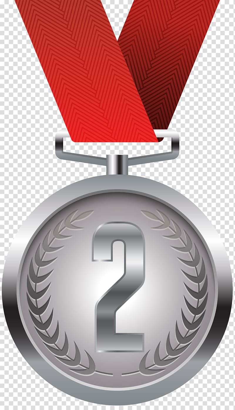 second place medal , Gold medal Silver medal , Silver Medal transparent background PNG clipart