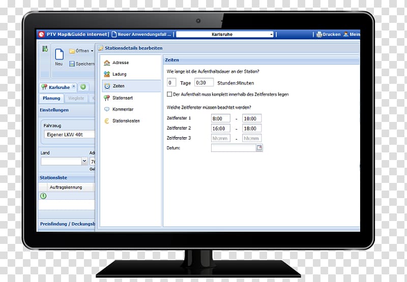 Computer program PTV AG Journey planner Computer Software Transport, map software transparent background PNG clipart