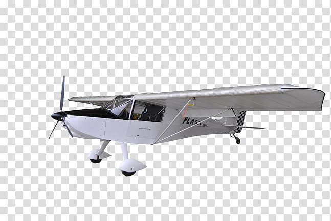Cessna 150 Ultralight aviation Aircraft Monoplane, Flash lights transparent background PNG clipart