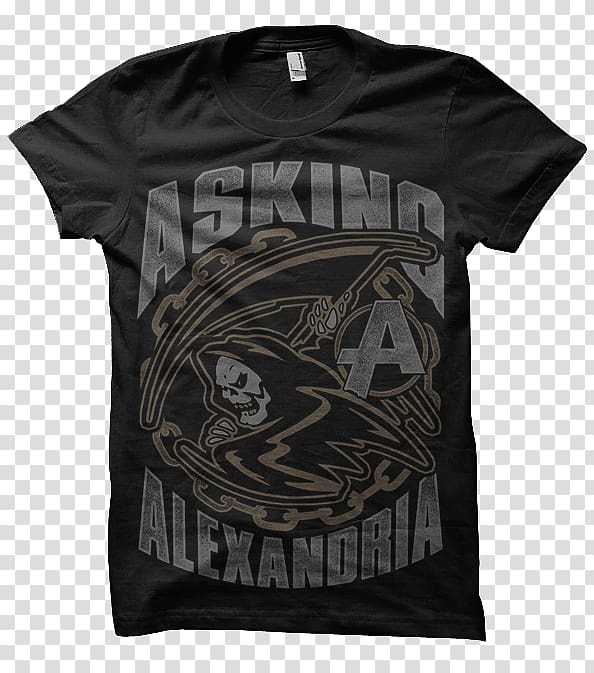 T-shirt Hoodie Clothing Sleeve, asking alexandria transparent background PNG clipart