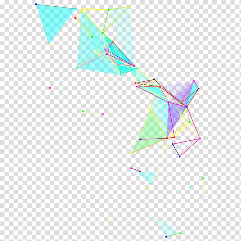 Triangle Area, Science fiction floating geometric transparent background PNG clipart