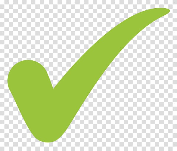 Chroma key Check mark Tilde Symbol, green tick, green check transparent background PNG clipart