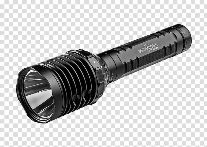 SureFire UDR Dominator Flashlight Light-emitting diode Lithium-ion battery, flashlight transparent background PNG clipart