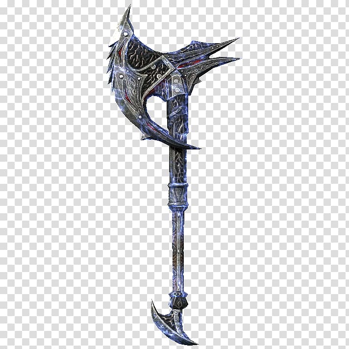 The Elder Scrolls V: Skyrim Weapon Battle axe Oblivion, magicka transparent background PNG clipart