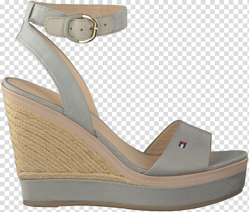 Wedge Sandal Sneakers Shoe Beige, sandal transparent background PNG clipart