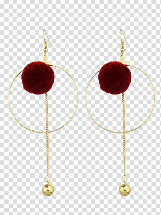 Bead Drop Earrings Body Jewellery Woman Circle, beaded earrings transparent background PNG clipart