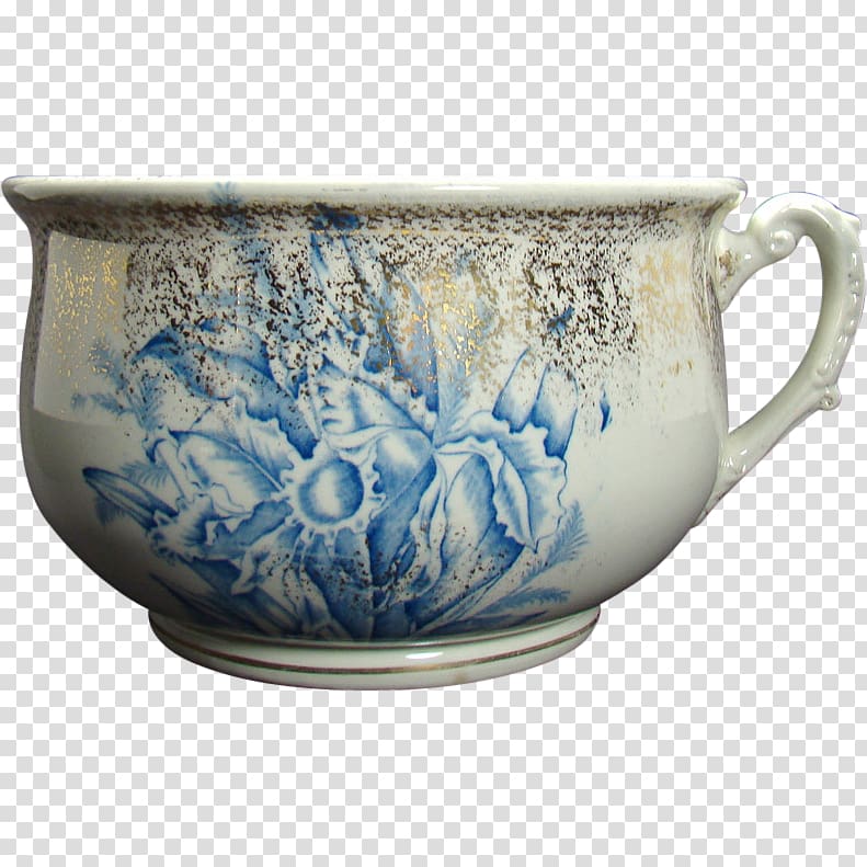 Chamber pot Ceramic Blue and white pottery Porcelain, porcelain pots transparent background PNG clipart