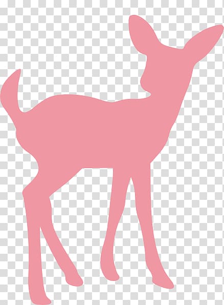 White-tailed deer Silhouette Infant , Doe transparent background PNG clipart