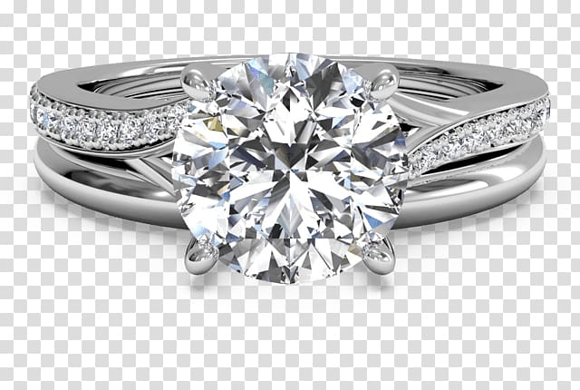 Engagement ring Diamond cut Wedding ring, real diamond rings transparent background PNG clipart