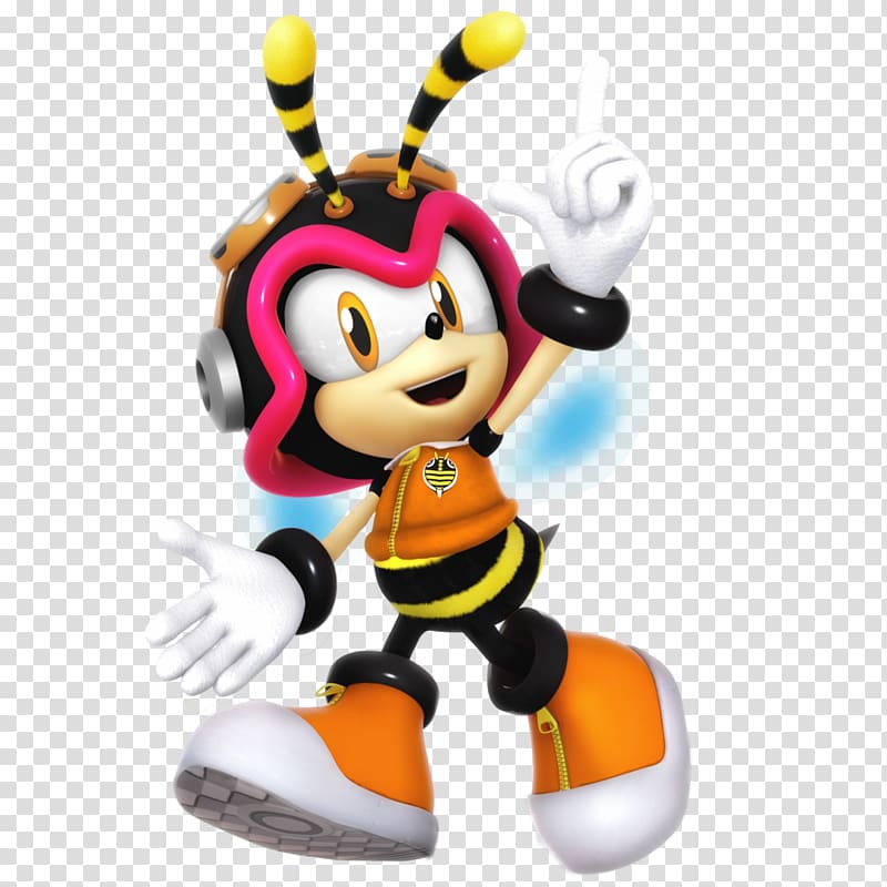 Charmy Bee Espio the Chameleon Shadow the Hedgehog Sonic the Hedgehog Knuckles the Echidna, bumble bee transparent background PNG clipart