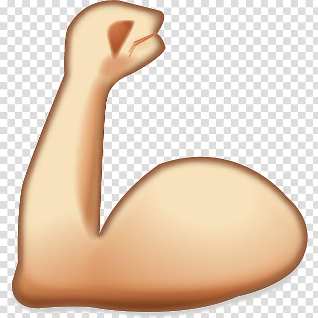 flex muscle , Flexing Muscles Emoji transparent background PNG clipart