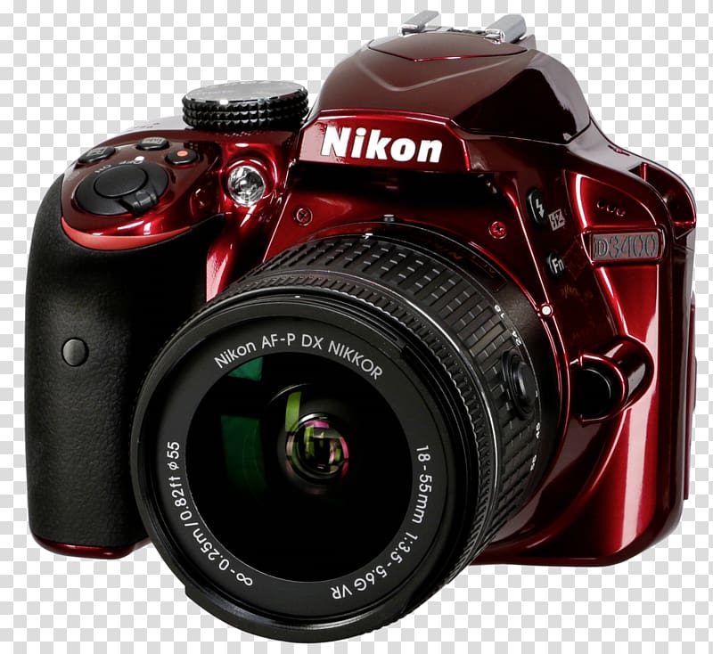 Digital SLR Nikon D3400 Camera lens Single-lens reflex camera, camera lens transparent background PNG clipart