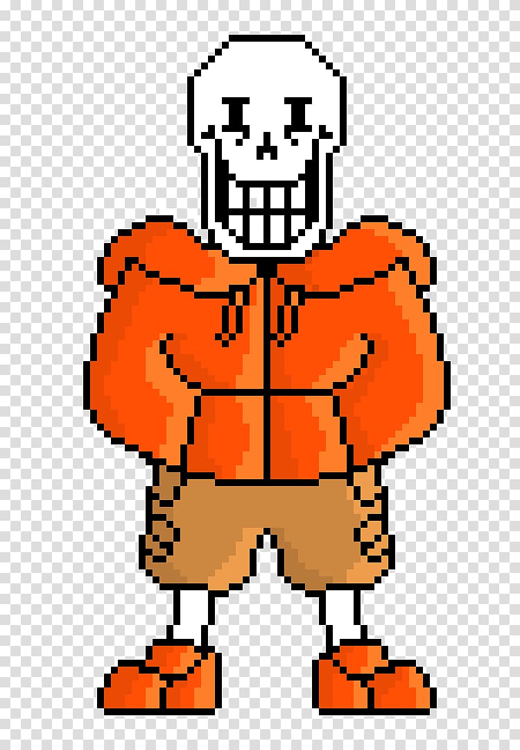 Papyrus 42 Undertale Pixel art, others transparent background PNG clipart