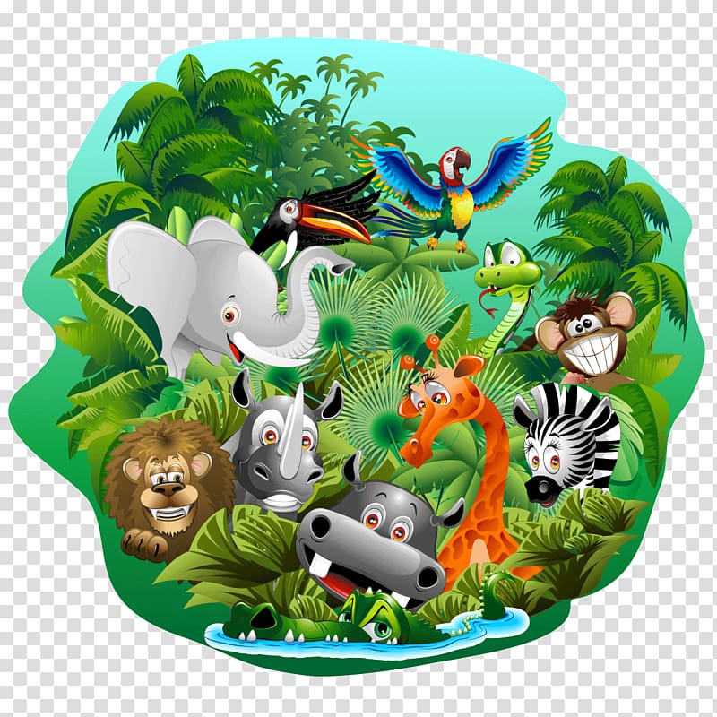 Jungle Installation art Poster, jungle transparent background PNG clipart