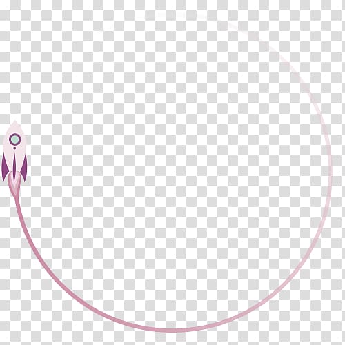 purple simple rocket circle border texture transparent background PNG clipart