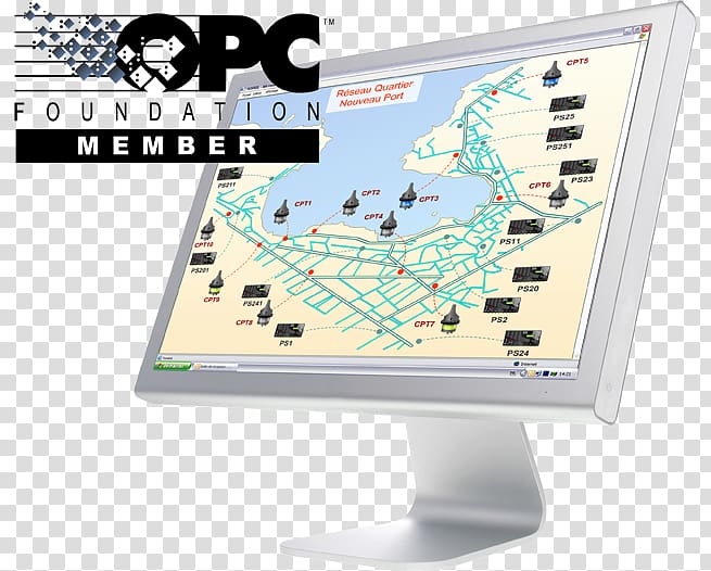Computer Software Open Platform Communications Computer Servers SCADA Front-end processor, Computer transparent background PNG clipart