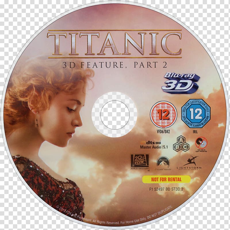 Titanic Compact disc Blu-ray disc 4K resolution 0, titanic transparent background PNG clipart