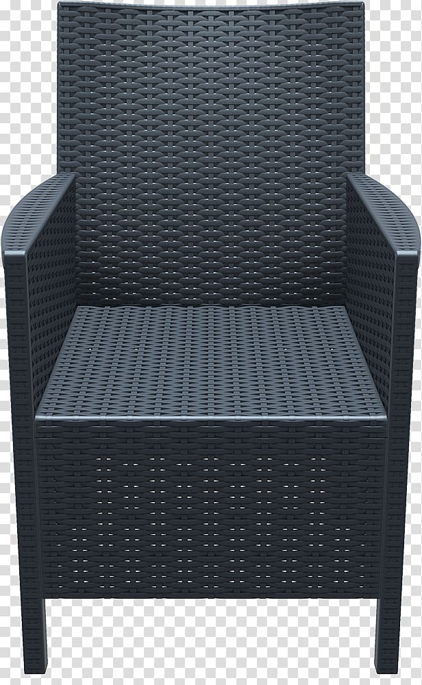 Club chair Garden furniture Wicker, chair transparent background PNG clipart