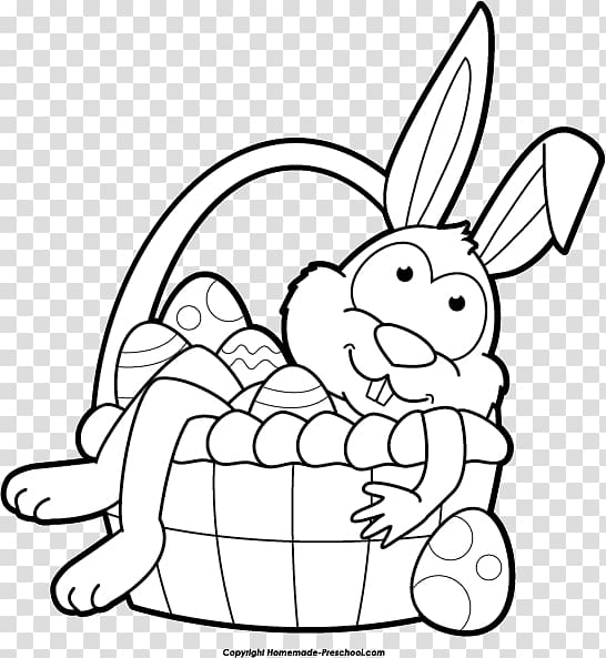Easter Bunny Easter basket , easter bunny transparent background PNG clipart