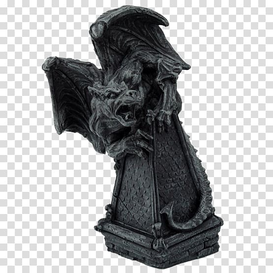 Gargoyle Figurine Statue Sculpture Gothic architecture, roaring twenties transparent background PNG clipart