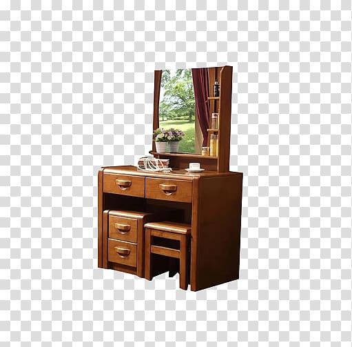 Table Nightstand Chest of drawers Bedroom Furniture, Solid wood dresser transparent background PNG clipart