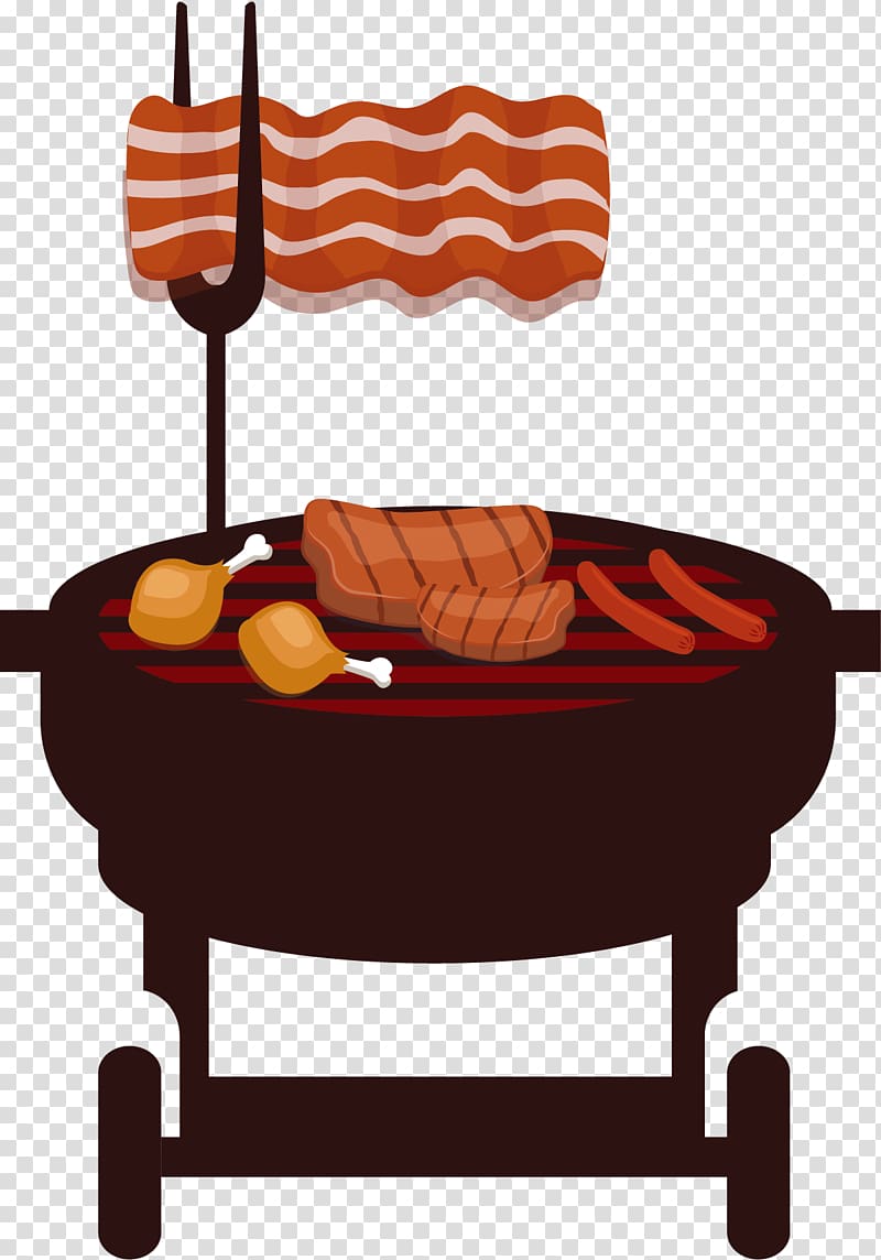 Barbecue grill Barbacoa Churrasco Beefsteak Illustration, Self-service barbecue oven transparent background PNG clipart