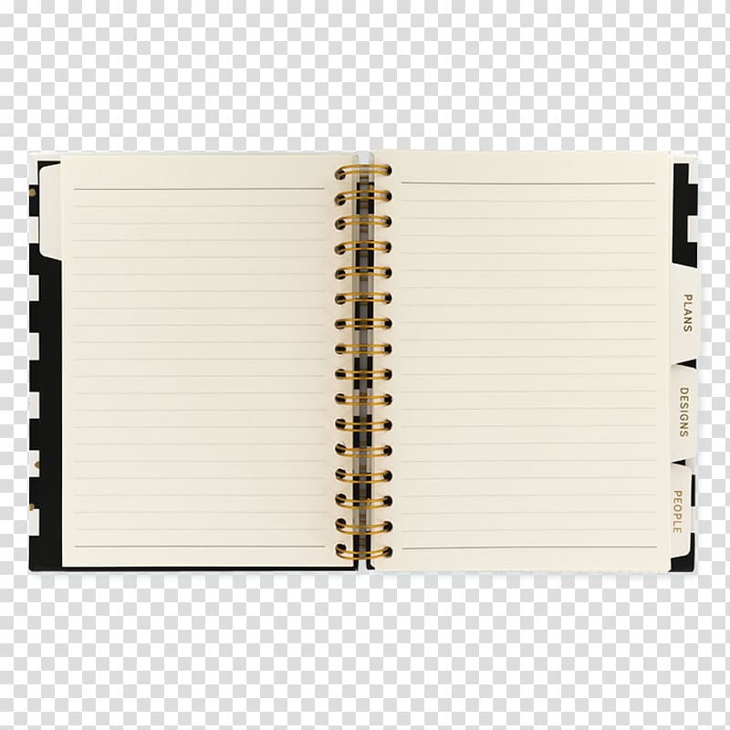 Standard Paper size Tab Notebook Oh So Organised, colorful geometric stripes shading transparent background PNG clipart