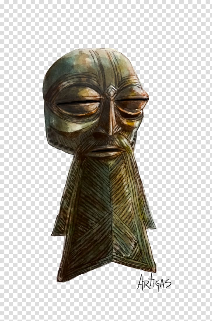 Quick, Draw! Bronze Cyclops Sculpture Mask, mask culture transparent background PNG clipart