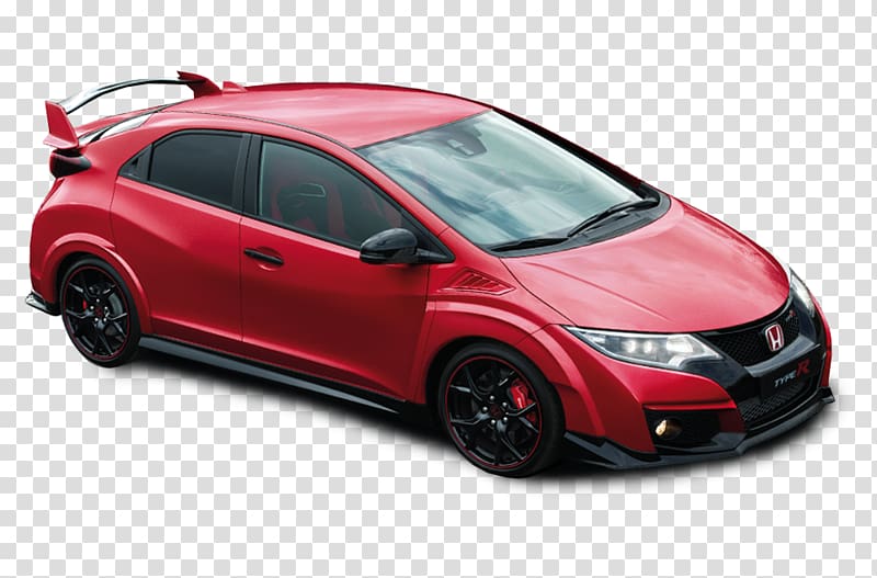 Honda Civic Type R Sports car City car, car transparent background PNG clipart